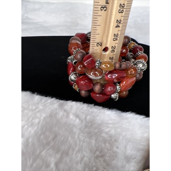 Women Bracelets Bangle and Wrap Costume Fashion Jewelry Beaded Stretchy Round - Picture 12 of 16